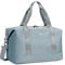 ECOHUB 30L Reisetasche Handgepäck Groß, für Easyjet Handgepäck 45x36x20, Faltbare Handgepäck Tasche für Flugzeug, Sporttasche mit Abnehmbar Nass-Tasche, Weekender Damen Herren(Grau)