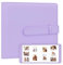 Álbum de fotos de 360 bolsillos para cámara Fujifilm Instax Mini, cámara Polaroid, para cámara instantánea Fujifilm Instax Mini 11 12 9 40 Evo Liplay 8 7+ (morado)