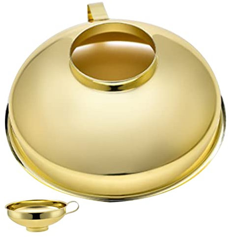 TOPBATHY Imbuto A Bocca Larga Addensato Imbuto Per Liquidi In Metallo Imbuto Largo Jarhead Imbuti Di Grandi Dimensioni Bocca Larga Imbuti Molto Piccoli Imbuto Da Cucina Imbuto Con Filtro