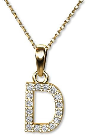 LILLY MARIE Goldene 333 Buchstaben Halskette Mit Initial Anhänger Für Einzigartige Persönliche Note