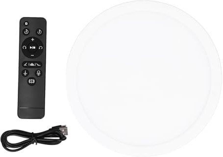 Buachois Rotating Display Stand, 360 Degree Motorized Turntable Display Riser, Speed and Direction Adjustable USB Rechargable Electric Exhibition Holder with Colorful Light for Show (ABS 2)