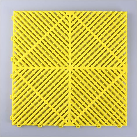 Tapis de Sol à emboîtement de Drainage, Tapis de Sol modulaire à emboîtement, carrelage de Sol de Douche Doux et antidérapant pour Piscine, Salle de Bain, Douche, Sauna, Balcon, Patio, Bateau