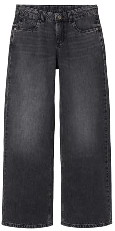 TWO SOON Mädchen Wide Leg Jeans – Breite Denim Hose aus 100% Baumwolle – Relaxed Fit Kinderjeans