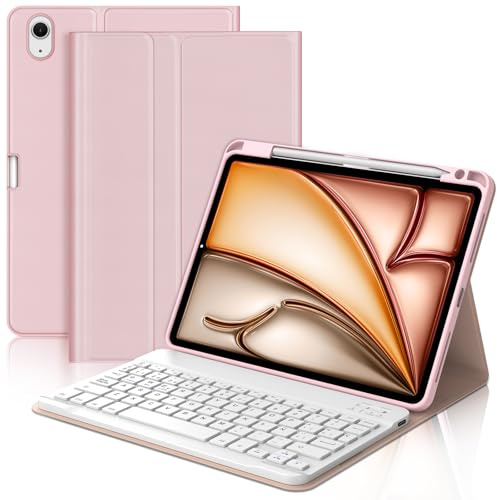 IVEOPPE Funda Teclado para iPad Air 11 Pulgadas M4 2026/M3 2025/M2 2024