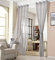 WOLTU Gardinen transparent mit Ösen Leinenoptik Vorhang Ösenvorhang Halbtransparent 140x245 cm Hellgrau Stores Voile Fensterschal Leinenvorhang für Wohnzimmer Kinderzimmer Schlafzimmer (1 Stück)