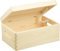 LAUBLUST Große Holzkiste mit Deckel & Griffen - ca. 30 x 20 x 14 cm, Natur, FSC® | Allzweckkiste aus Holz - Aufbewahrungskiste | Bastel- & Geschenkkiste | Spielzeug-Truhe | Erinnerungsbox