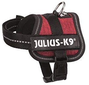 K9 Powergeschirr, Größe: 3XS/Baby 1, Burgundy Sackstoff