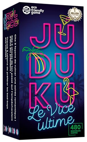 JUDUKU Jeux de société Le Vice Ultime | Jeu de Carte fabriqué en Europe | Déjà Plus d' 1 Million de Joueurs | Jeux de société Adulte idéal soirée | Cadeau Drole et Original
