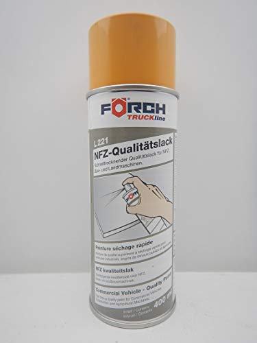 FORCH LIEBHERR GELB BAUMASCHINE Lack LACKSPRAY Spray SPRAYDOSE 400ML (1)