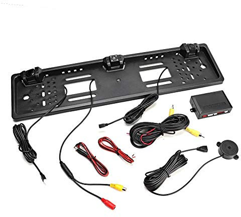 Qii Lu Kennzeichenrahmen mit Einparkhilfe und Rückfahranzeige