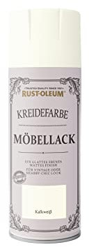 Rust-Oleum Sprühlack 400 ml Kalkweiß - Premium Möbellack - Ideal für Möbel geeignet - Sprühdose - holzlack - spraydose - lackspray