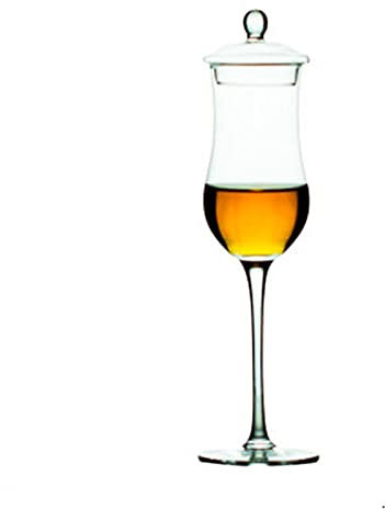 HNGM Tumbler Sommeliers Single Malt Whisky Tasting Glass Scotch Golan Whisky Nasal Fütterung Glas Brandy Whisky Tulip Becher mit Deckel (Capacity : 170ml, Color : 1 Pcs Glass with Lid)