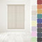 Straight Edge Dim-Out Roller Blind - Easy Fit Home Office - 60cm Width x 160cm Width Drop - Cappuccino