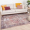FRAAI | Home & Living Teppich Vintage - Lugan Rot - Polyester - Flachgewebe - Vintage - Modern, Orientalisch - Wohnzimmer, Esszimmer, Schlafzimmer - Carpet