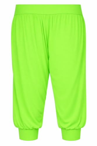 Gum & Berries Haremshose für Mädchen Alibaba locker lässig Baggy-Hose Sport Tanz elastisch Yoga-Leggings Kinder Neon ausgestelltes Kostüm Kinder Bequeme entspannte Hose mit hoher Alter 5-14 Jahre