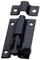 2 inch Stainless Steel Square Door Latch Bolt Securing Internal Door Latches Bolts for Bedrooms, Bathroom Toilet Gate and Wooden Doors Matte Black
