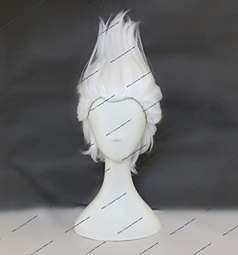 ydound Anime Coser Wig Ursula Wig Rick Morty Rick Sanchez Cosplay Perücken Kurze Kunsthaarperücke hitzebeständig + Perücke
