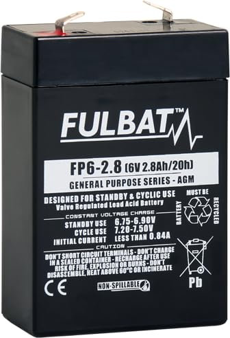 FULBAT BATTERIE FULBAT FP6-2.8 6V 2,8AH