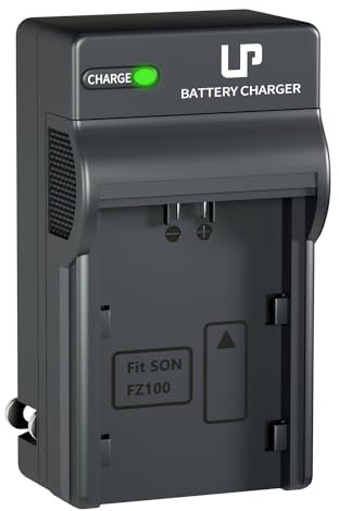 NP-FZ100 Battery Charger, LP Charger with LED Lights Display, Compatible with Sony A9 A9R A9S A9II A7C A7S A7SIII A7III A7RIII A7RIV A7IV A6600 Cameras, Battery Charger for Sony NP-FZ100