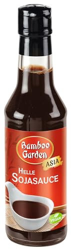 Bamboo Garden - Helle Sojasauce , Asiatische Würzsauce für helleres Fleisch und Fisch , 1 x 150 ml (Verpackungsdesign kann abweichen)