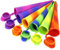 Fengguock Silikon Eisformen, BPA Frei, 6 Stück, Bunte, Zylindrisch, Wiederverwendbar, 1800-3600 Milliliter, für Kinder und Erwachsene DIY Sommer Eis