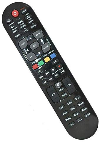 Ersatz Fernbedienung für GigaBlue Quad/Quad 4K / UE/SE/UE 4K / Trio 4K /X1/X2/X3 / Trio 4k Plus,Schwarz