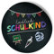 24 x itenga Sticker Aufkleber Etikett Schulanfang Einschulung Ich werde eingeschult (Endlich Schulkind SCHWARZ)