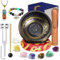 Klangschale, Tibetische Klangschale Set für Meditationsklang, 7 Kristallsteine und Stimmgabeln, Chakra Armband mit Chakra Halskette für Meditation und Yoga, Spirituelle Heilung, Achtsamkeit