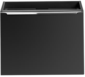 Lomadox Bad Waschbeckenunterschrank, 60 cm breit, in matt schwarz, B/H/T ca. 60/46/45,6 cm