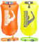 2 Pack Swim Buoy Tow Floats for Open Water Swimming Highly Visible Swim Float Dry Bag Waterproof Inflatable PVC Tow Float for Triathlons