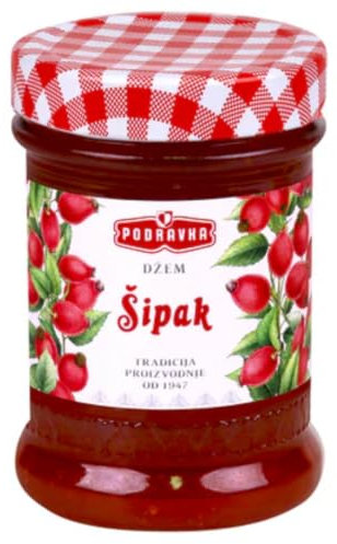 Pufai Podravka rosa canina marmellata 360 grammi di vetro