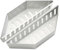 Fenteer 2 Pezzi Cestini per Carbone, Porta-bricchette per Barbecue All'aperto