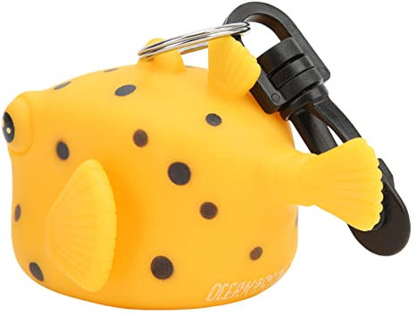 Underwasser Tauchmaske Cartoon Fisch Mundst¨¹ck Staubdichte Abdeckung Atemregler Halter mit Clip (Oberseite, Zweite Stufe)