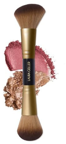 Laura Geller Make-up-Pinsel – 09 Dual-Ended Rouge + Bronzer Pinsel