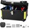 MOCOERL Motorradkoffer Topcase schwarz große Kapazität 60L -Wasserdicht ABS Plastik Top Case Gepäckträger Koffer Motorrad Box-Universelle Befestigungshalterung