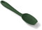 Zeal Silicone Spatula Spoon, Non-Stick Flat-Ended Cooking Spoon Spatula for Scraping, Scooping and Stirring – Odour and Stain Resistant, 20cm, Forest Green