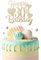 Bliceon Rose Gold Happy 30th Birthday Cake Topper, Glitter Happy 30 Cupcake Topper, Happy 30th Birthday Cake Toppers for Women Themed Party