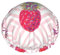Duschhaube mit pinkem Flamingo-Ananas-Druck, leicht und elastisch, wasserdicht, doppellagig, wasserdicht