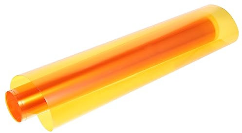 BUGUUYO Selbstklebende Tönungsfolie Für Scheinwerfer Und Rückleuchten Orange Uv-beständig Wasserabweisend Einfach Zu Reinigen Entfernen Schützt Vor Kratzern Und Macht Ihr Auto