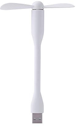 1Pc Ventilateur Usb Flexible Pliable Mini Pour Power Bank Ordinateur Portable Pc Chargeur AC Ordinateur Portable Refroidisseur D'été Gadget Blanc Design attrayant