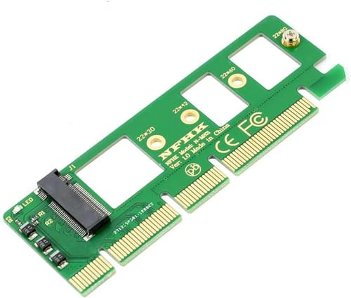 AYMBH NGFF M-Key NVMe AHCI SSD to PCI-E 3.0 Adapter Converter 16x x4 x8 x16 PCI Express Card M.2 M-Key NVMe SSD to PCIe 3.0 Riser Card Compatible with XP941, SM951, PM951, A110, 960, M6E