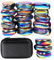 Magnetkugeln große Hämatit Magnete 18 PCS, Bunte Magnetsteine, Irregulär Steine - Stresskiller Magnete für Zuhause, Küche, Büro - Magnetisch Schach Spiel