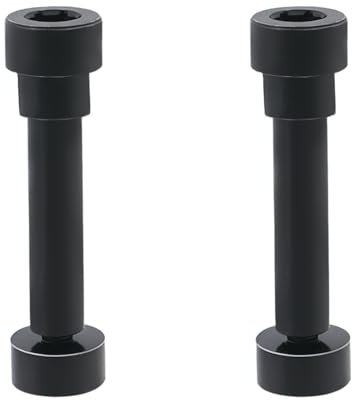Create idea 2 Tornillos Giratorios de Bisagra de Metal Compatible con B-ose QuietComfort QC35 Piezas de Reparación de Auriculares para Mecanismo de Rotación de Auriculares Color Negro