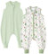 Looxii Gigoteuse d'Été pour bébé avec Pieds 0.5 Tog 100% Coton Ete Gigoteuse bébé 2 Pièces pour 3-4 Ans Enfants Garçons Filles 90cm