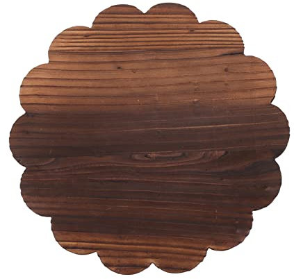 ifundom 1pezzi Vassoio Base per Vasi da Vassoio Portavasi in Legno Buona qualità Design Forma Pratico e Durevole