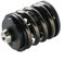Shock Absorber Spring for Folding Bikes Steel Construction Compatible with For Brompton (gray)