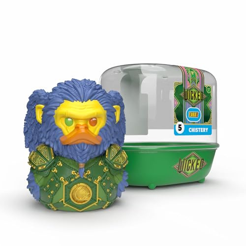 TUBBZ: Wicked for Good - Chistery Monkey Rubber Duck Collectable Toy 9 cm | Official Wicked Merchandise – Vinyl Figure with Bathtub Display, Flying Monkey, Theatre Fan Decor & Novelty Duck Gift
