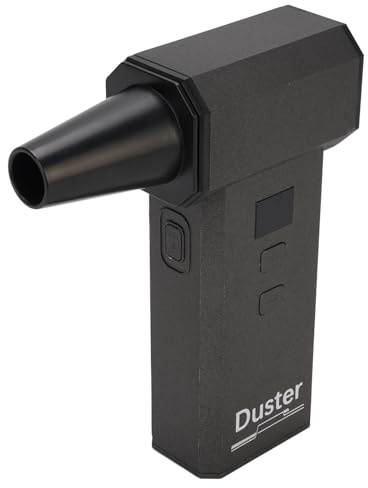 Generic Aspirateur Air Duster, Moteur sans Balais 130 000 Tr/min, Souffleur D'air électrique sans Fil et Aspirateur avec Batterie 2 X 4000 MAh, pour le Nettoyage Industriel de la Maison