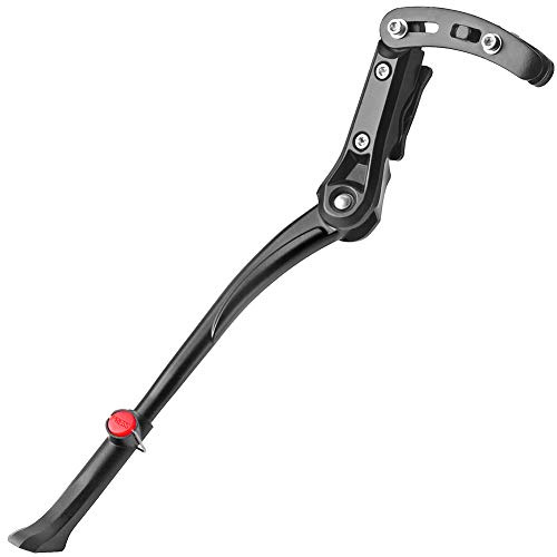 Sataway Aluminium Alloy Adjustable Rear Mount Bicycle Kickstand for 24”-28” Mountain & Adult Bikes