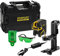 Nivel laser de cruz + 5 puntos – VERDE. 20 metros (50 metros con detector) ±3mm/m
